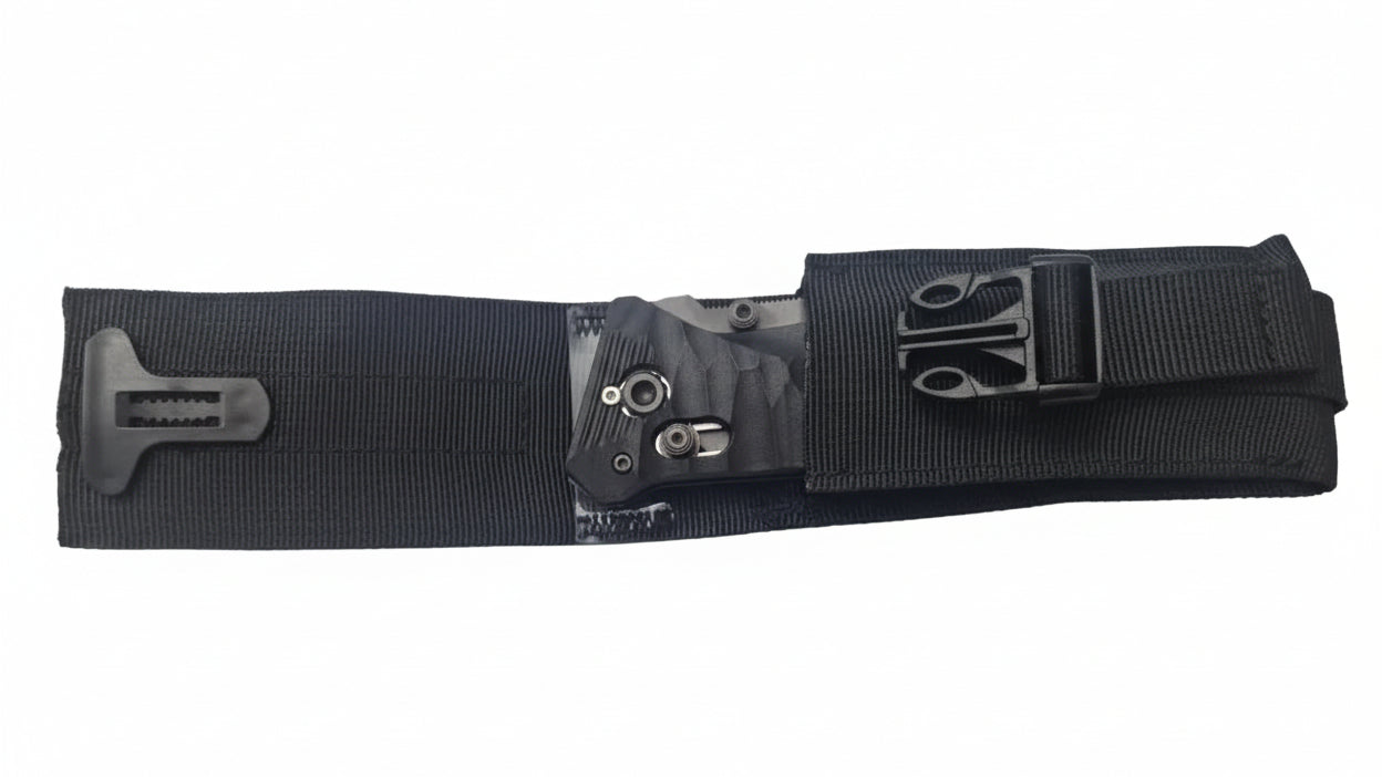 ETUI TEXTILE NOIR COUTEAU CAC