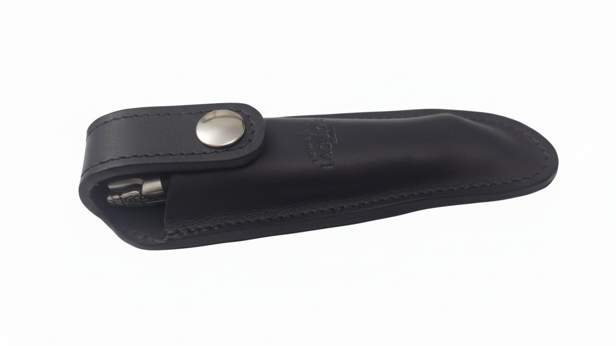 etui cuir couteau aubrac noir